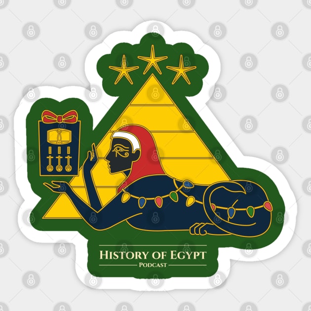 Ancient Egypt Sphinx Sticker by The History of Egypt Podcast